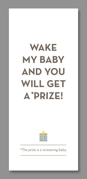 Do-Not-Disturb Baby Door Hangers (free printable)