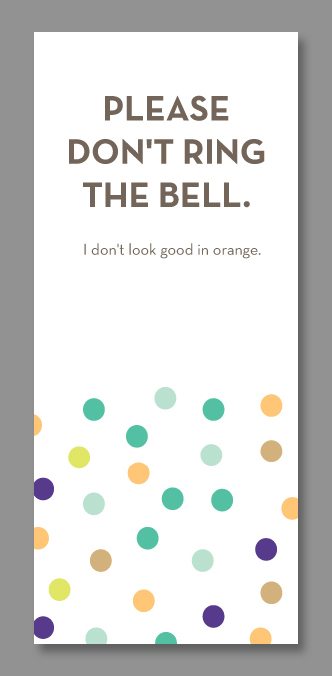 Do-Not-Disturb Baby Door Hangers (free printable)