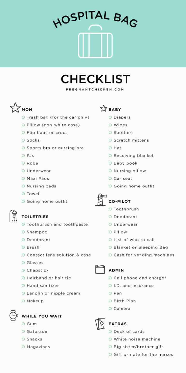 The Ultimate Hospital Bag Packing Checklist