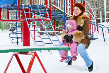 Safety Outdoors in the Cold for Toddlers