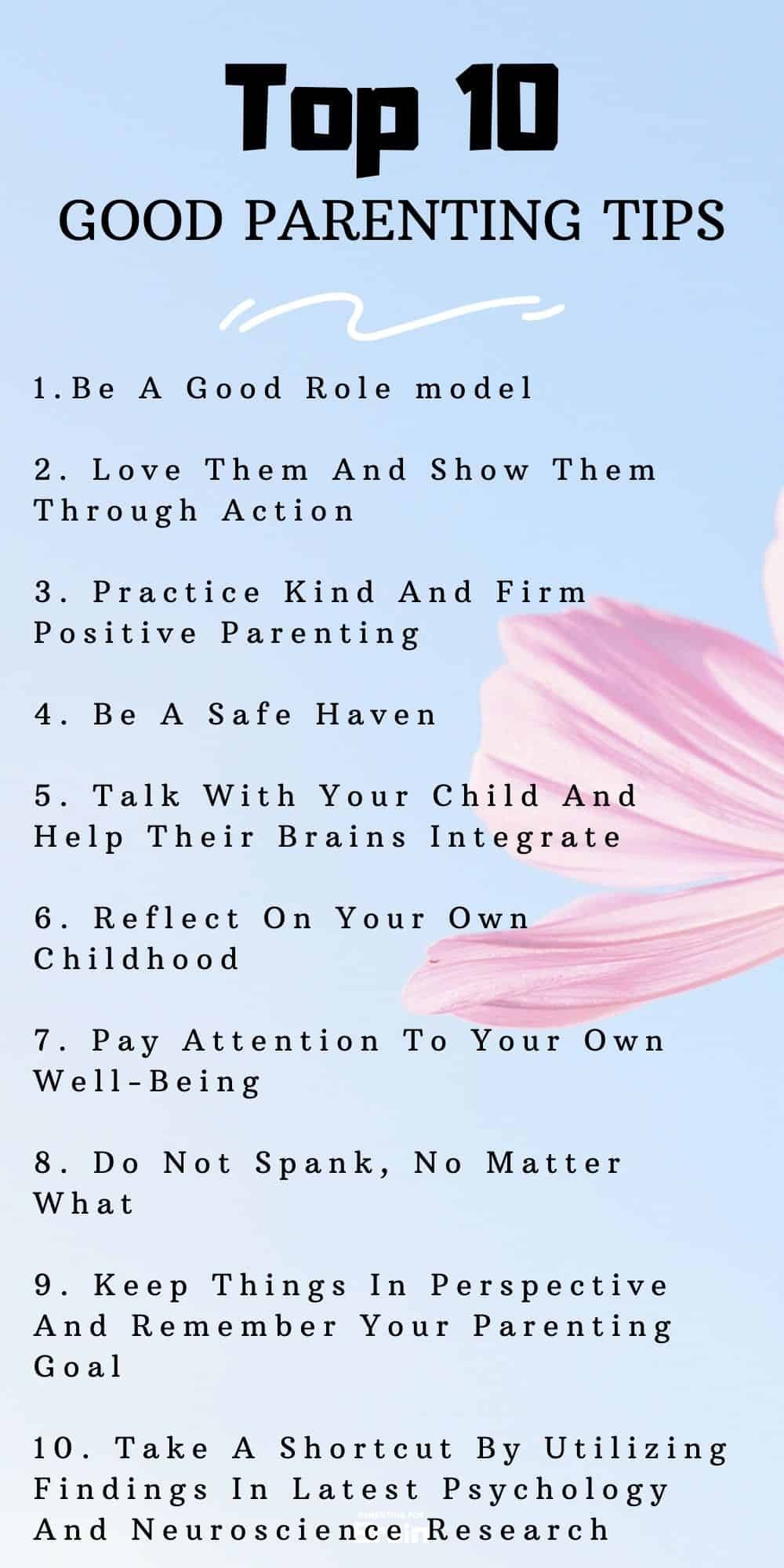 Top 10 Good Parenting Tips – Best Advice